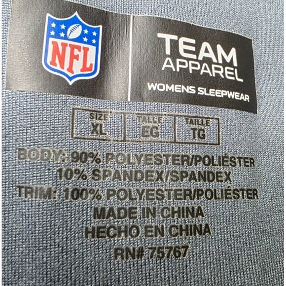 Women's Concepts Sport Charcoal Tampa Bay Buccaneers Fortitude Long Sleeve Scoop - Picture 3 of 16